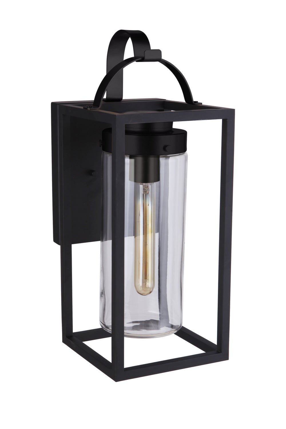 Neo One Light Outdoor Wall Lantern in Midnight