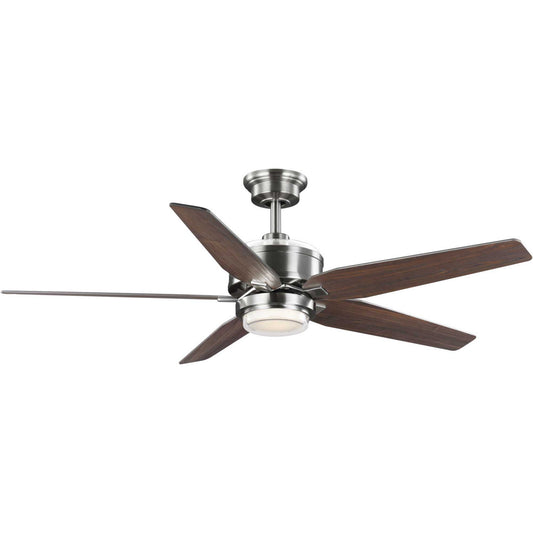 Progress Lighting - P250061-009-30 - 54" Ceiling Fan - Byars - Brushed Nickel
