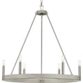 Progress Lighting - P400302-009 - Six Light Chandelier - Galloway - Brushed Nickel