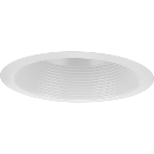 Progress Lighting - P806006-028 - One Light Baffle Trim - 6IN RECESSED SHALLOW - Satin White