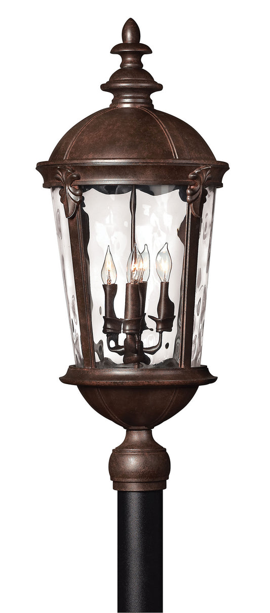 Windsor LED Post Top or Pier Mount Lantern in River Rock