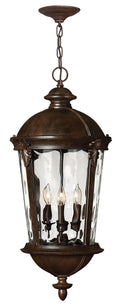 Windsor LED Hanging Lantern in River Rock