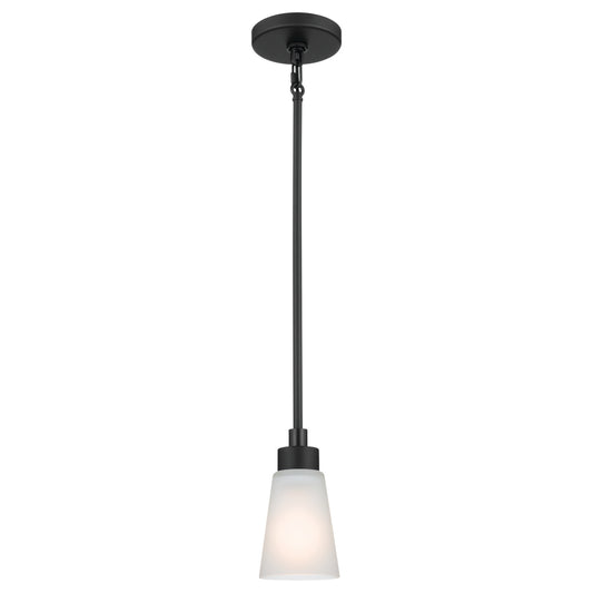 Erma One Light Mini Pendant in Black