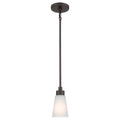 Erma One Light Mini Pendant in Olde Bronze