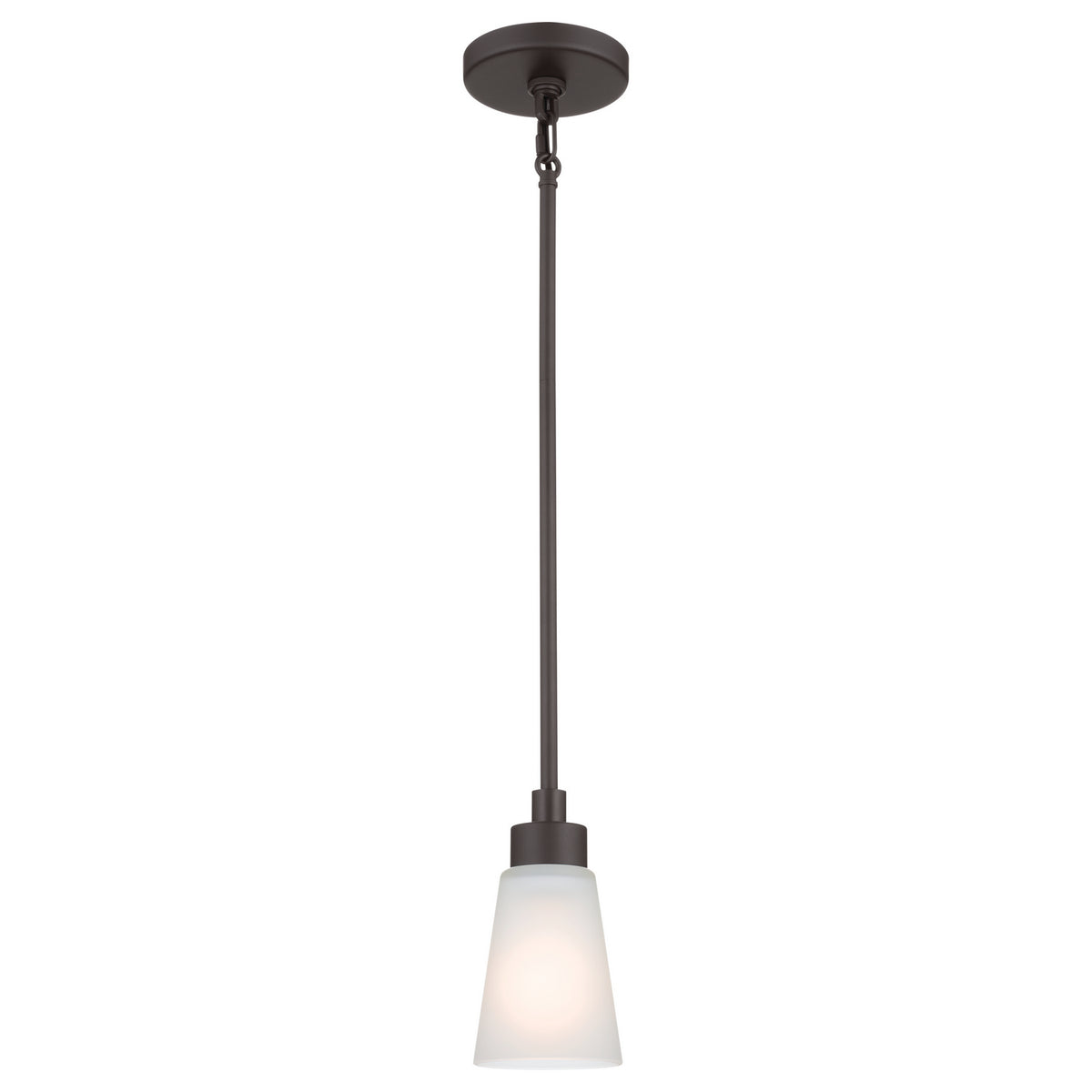 Erma One Light Mini Pendant in Olde Bronze