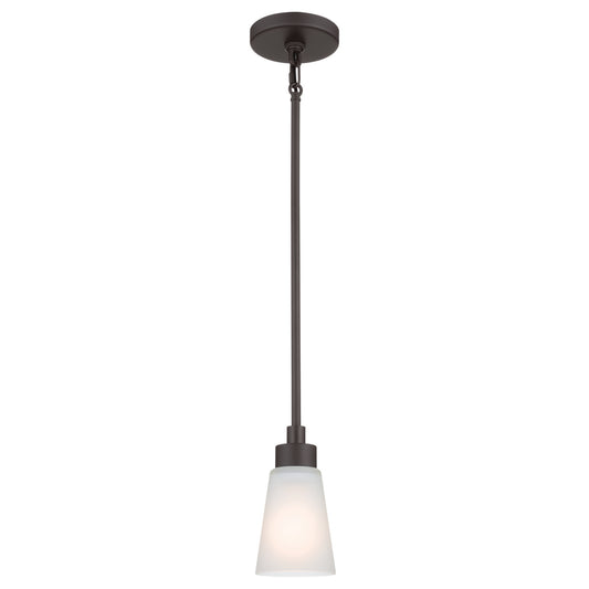 Erma One Light Mini Pendant in Olde Bronze