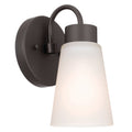 Erma One Light Wall Sconce in Olde Bronze
