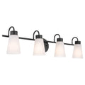 Erma Four Light Bath in Black