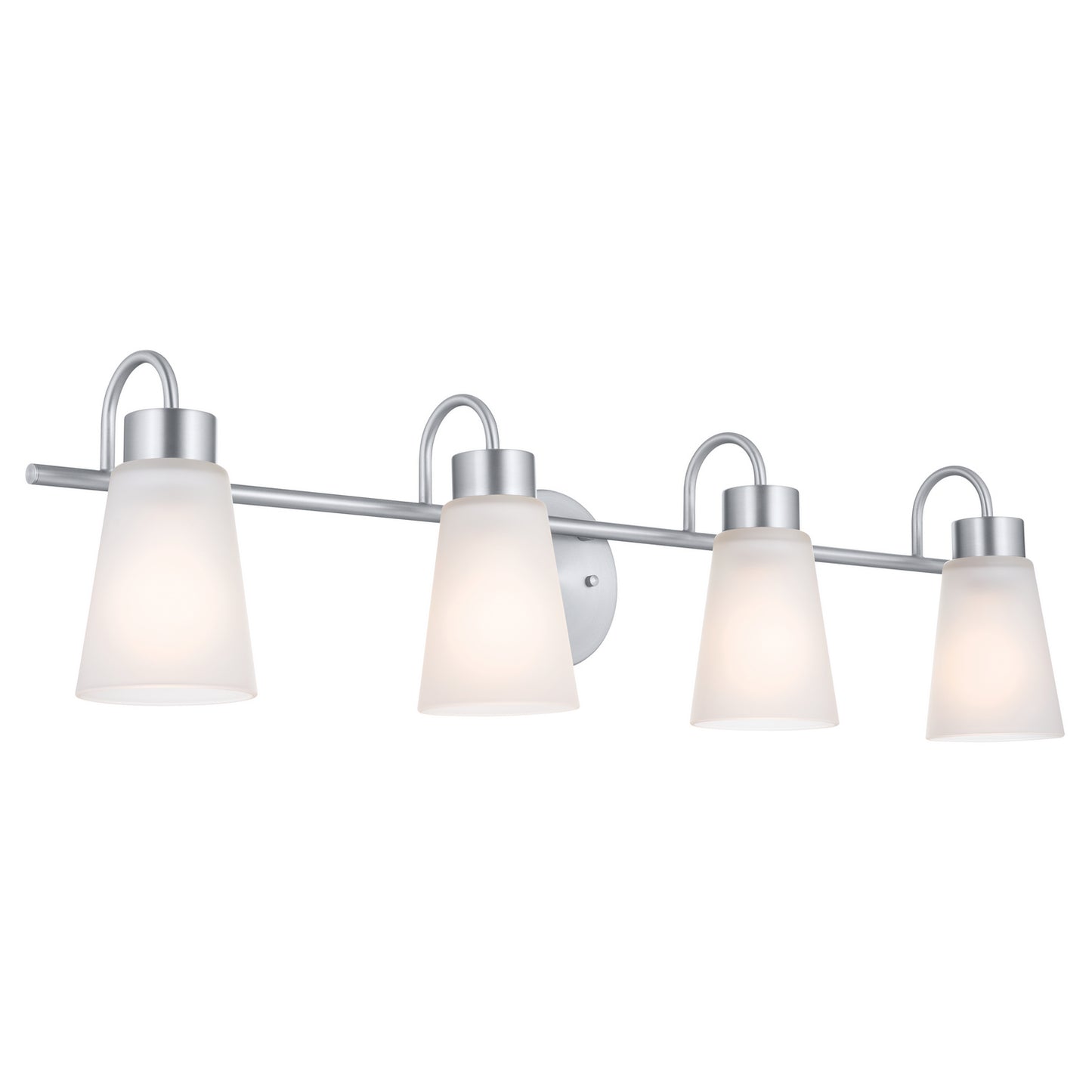 Erma Four Light Bath in Brushed Nickel