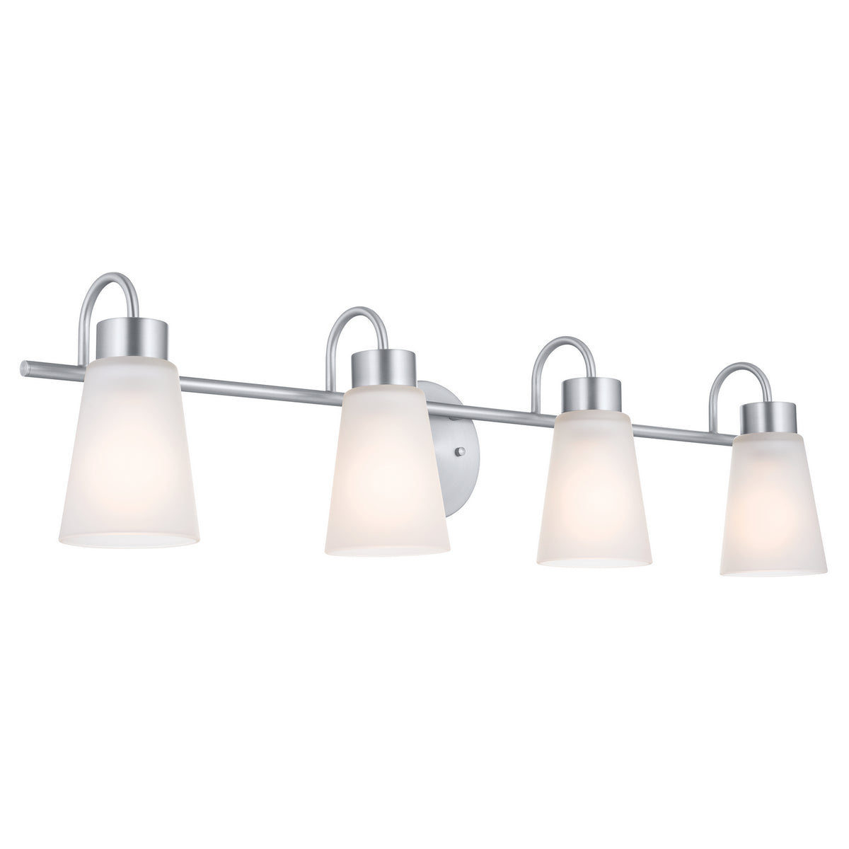 Erma Four Light Bath in Brushed Nickel