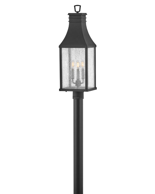 Beacon Hill LED Post Top or Pier Mount Lantern in Museum Black