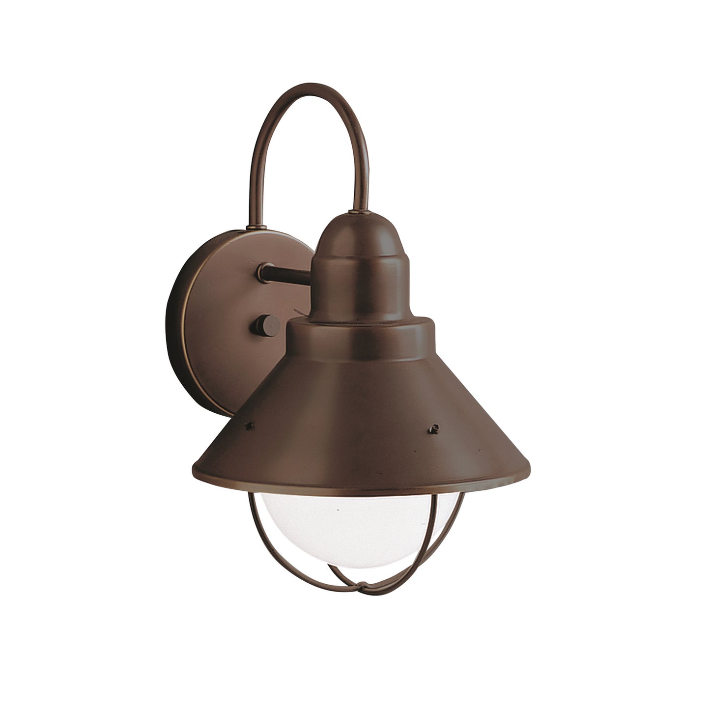Seaside One Light Outdoor Wall Mount in Olde Bronze