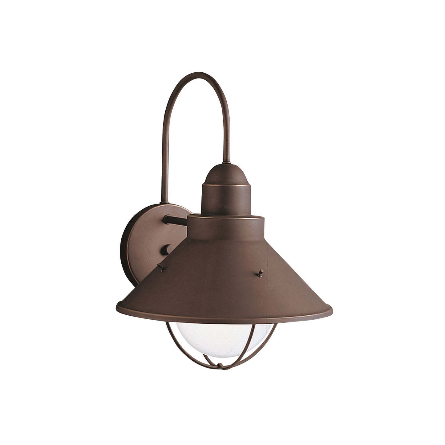 Seaside One Light Outdoor Wall Mount in Olde Bronze