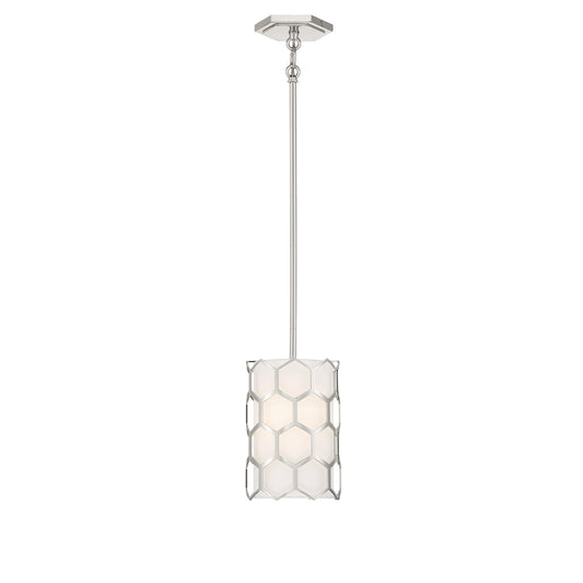 Missing Link One Light Mini Pendant in Polished Nickel