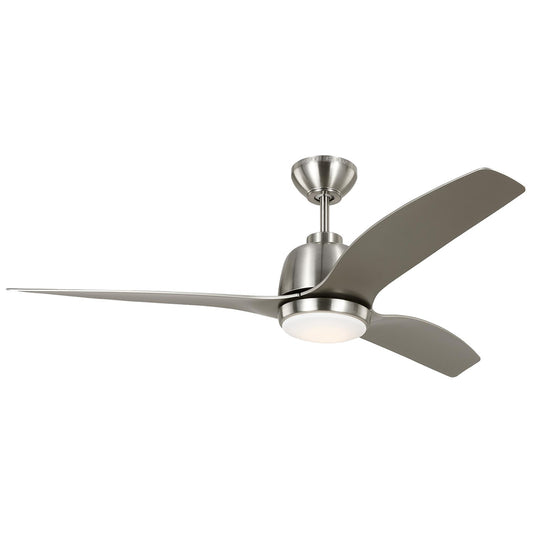 Avila 54" Ceiling Fan in Brushed Steel