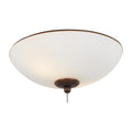 Universal LED Ceiling Fan Light Kit in Roman Bronze