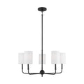 Foxdale LED Chandelier in Midnight Black