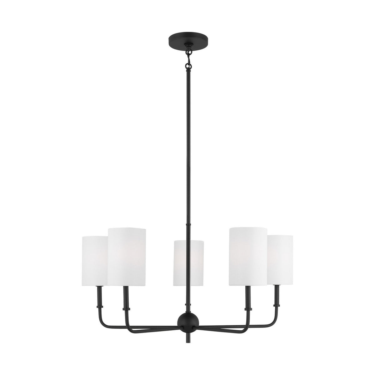 Foxdale LED Chandelier in Midnight Black