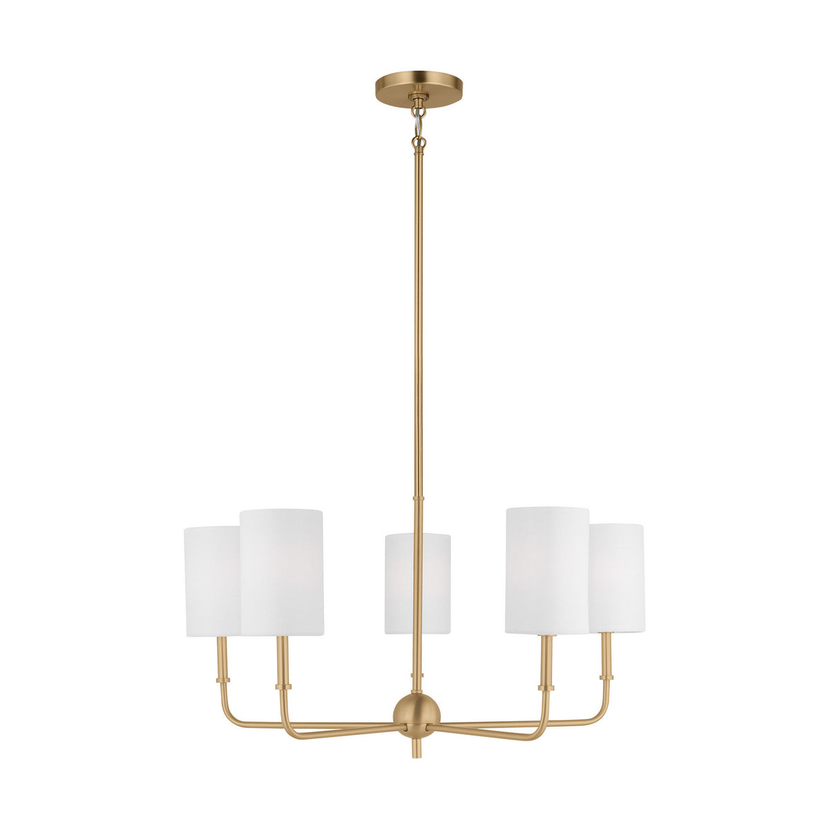 Foxdale LED Chandelier in Satin Brass