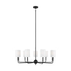 Foxdale LED Chandelier in Midnight Black