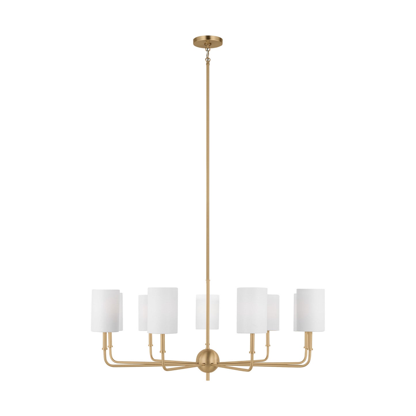 Foxdale LED Chandelier in Satin Brass