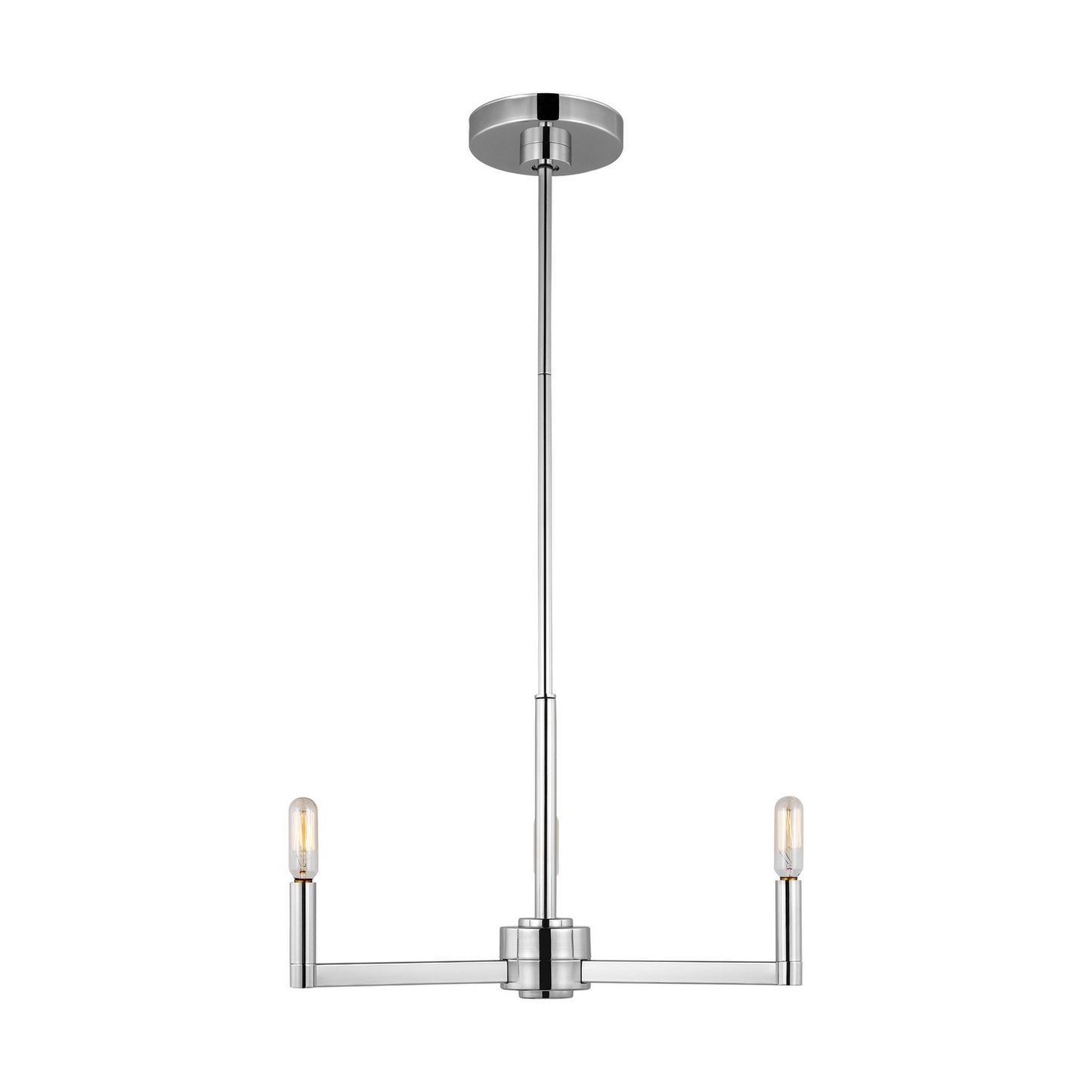 Fullton Three Light Chandelier in Chrome