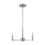Fullton Three Light Chandelier in Brushed Nickel