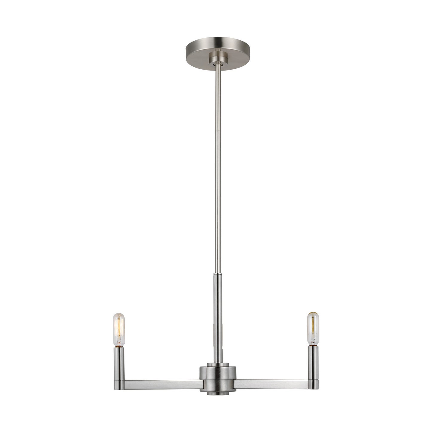 Fullton Three Light Chandelier in Brushed Nickel