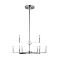 Fullton Nine Light Chandelier in Chrome