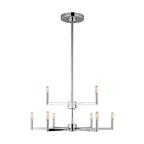 Fullton Nine Light Chandelier in Chrome