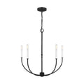 Greenwich LED Chandelier in Midnight Black