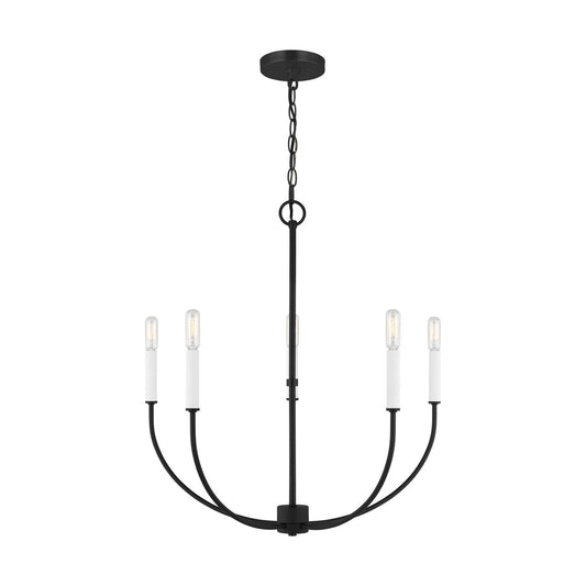 Greenwich LED Chandelier in Midnight Black