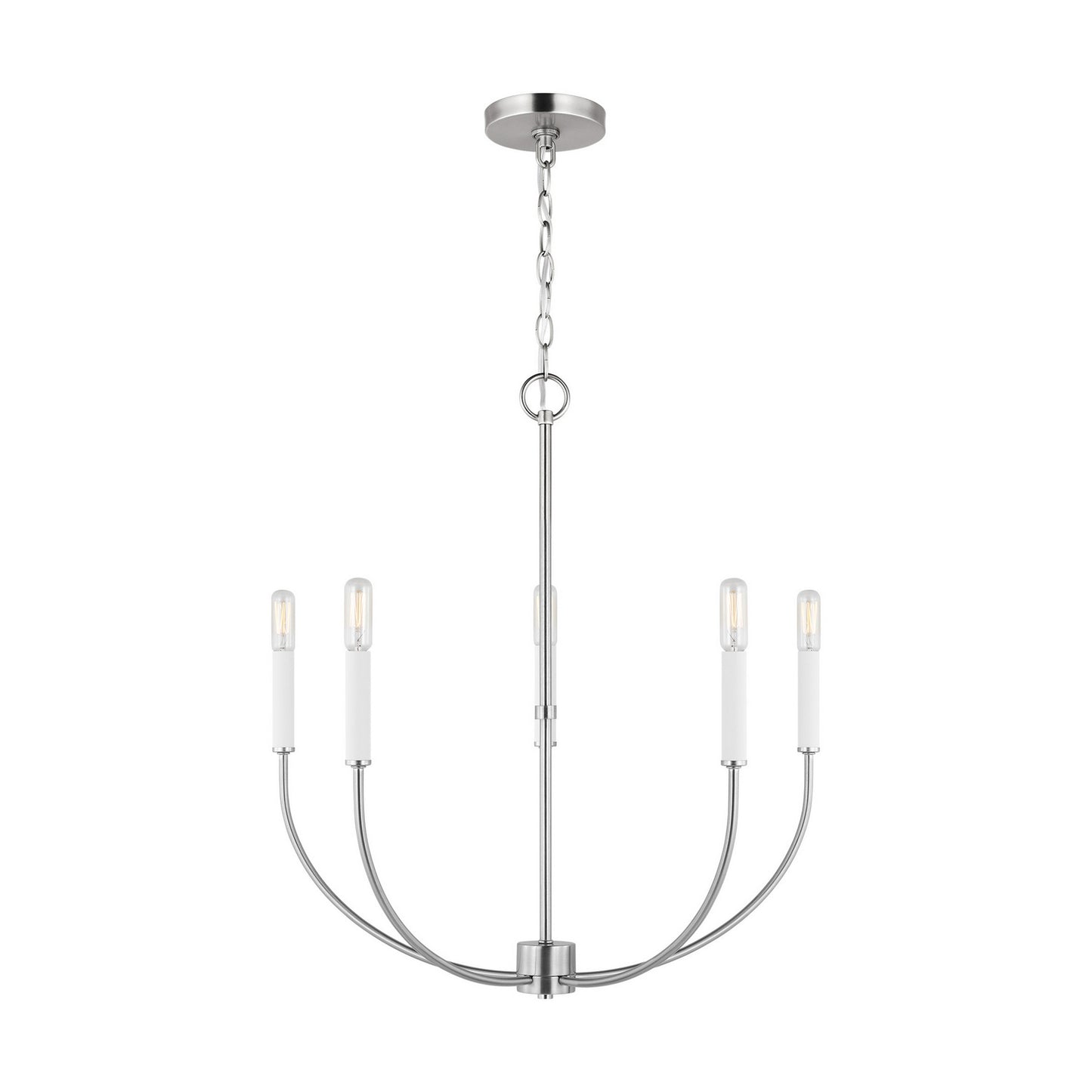 Greenwich LED Chandelier in Brushed Nickel
