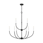 Greenwich LED Chandelier in Midnight Black
