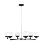 Alvin LED Chandelier in Midnight Black
