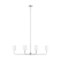 Foxdale Six Light Chandelier in Brushed Nickel