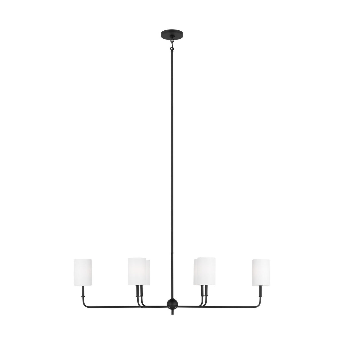 Foxdale LED Chandelier in Midnight Black