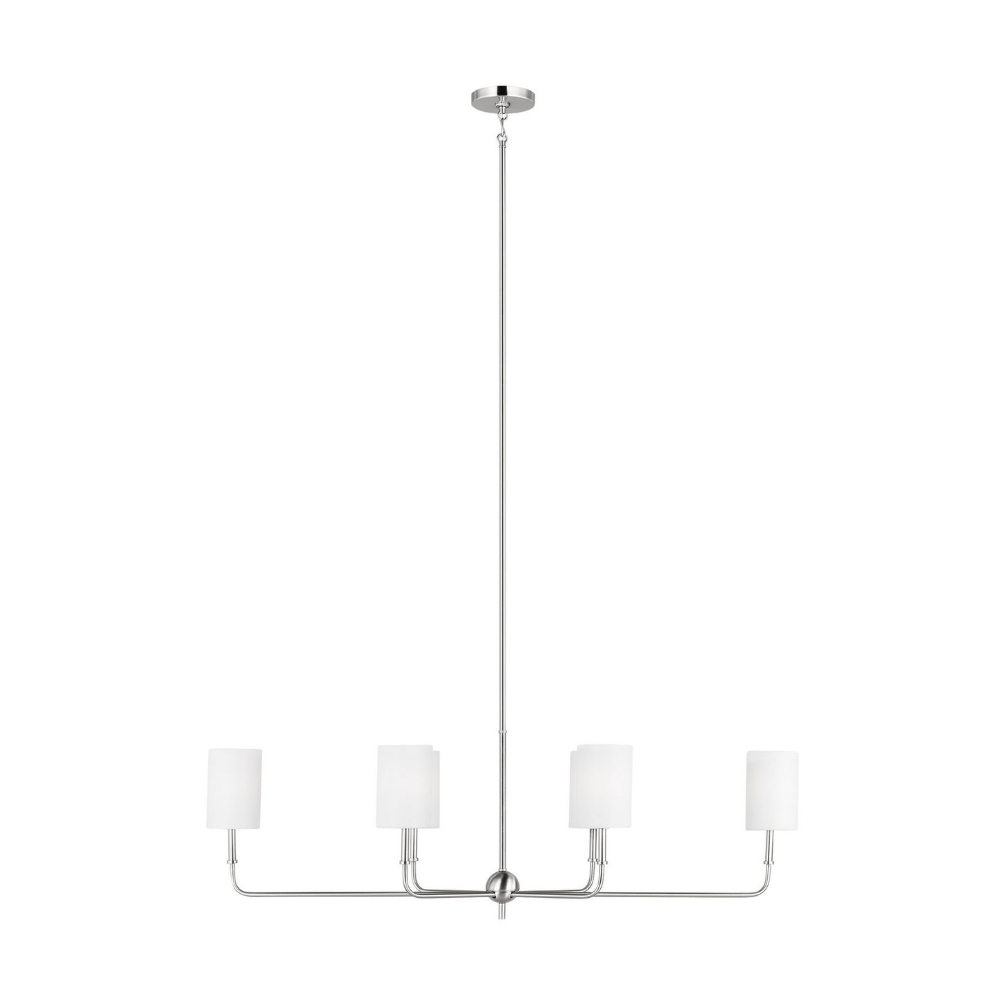 Foxdale LED Chandelier in Brushed Nickel