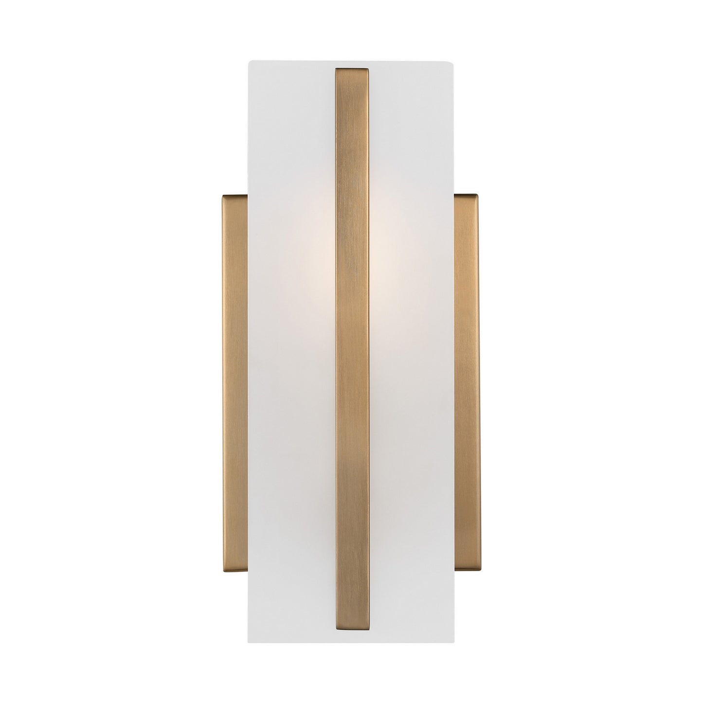 Dex One Light Bath Vanity in Satin Brass
