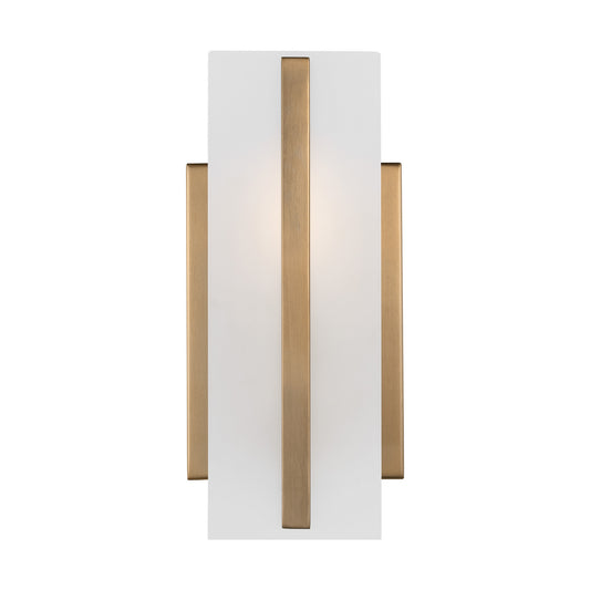 Dex LED Bath Wall Sconce in Satin Brass