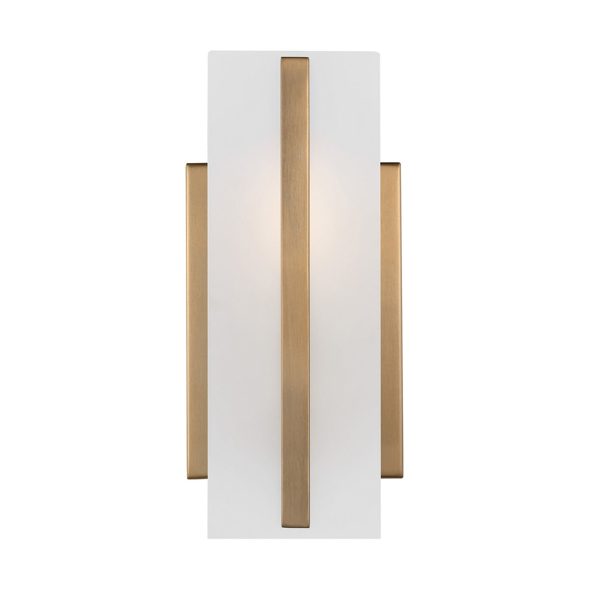 Dex LED Bath Wall Sconce in Satin Brass