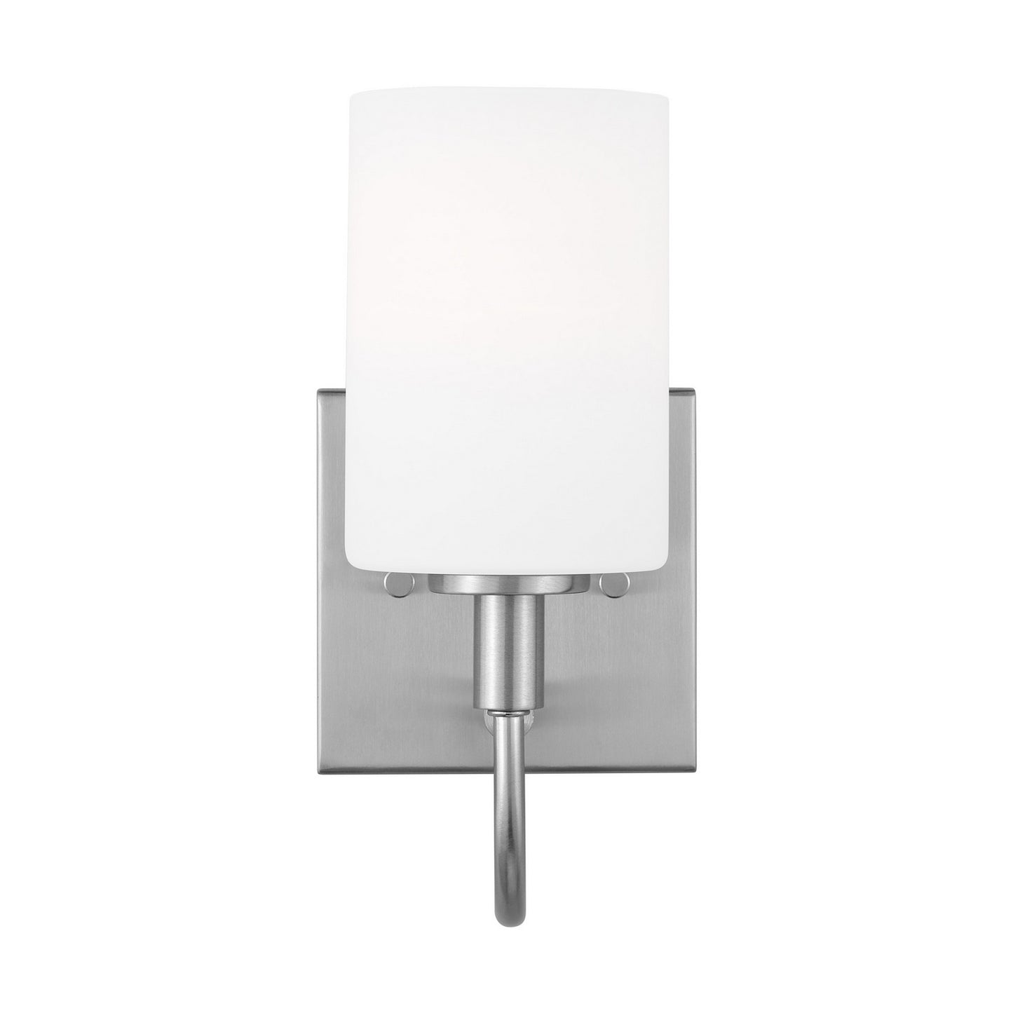 Oak Moore One Light Bath Vanity in Brushed Nickel