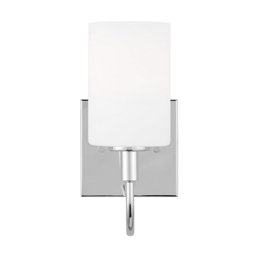Oak Moore LED Bath Wall Sconce in Chrome