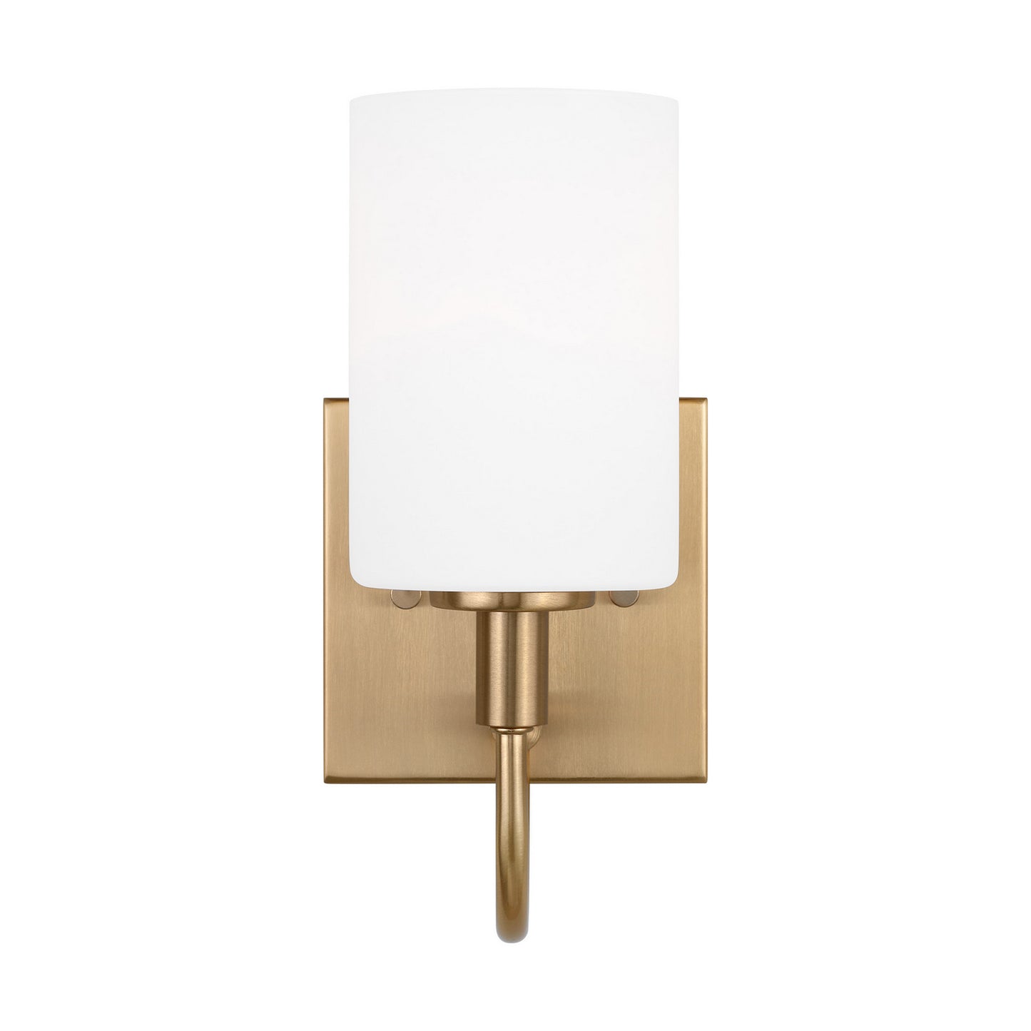 Oak Moore LED Bath Wall Sconce in Satin Brass