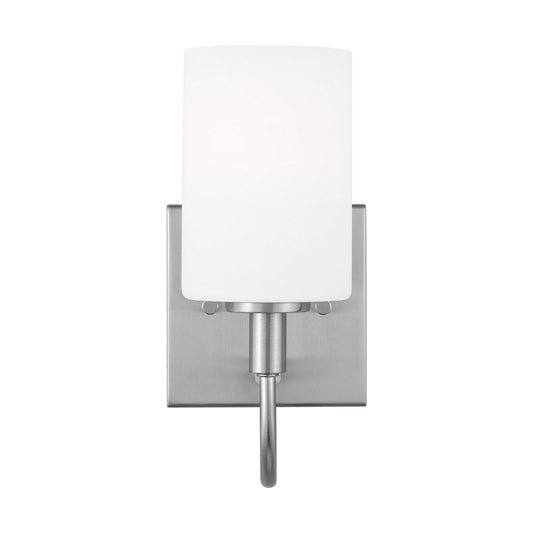 Oak Moore LED Bath Wall Sconce in Brushed Nickel