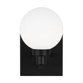 Clybourn One Light Bath Vanity in Midnight Black