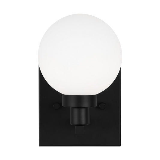 Clybourn One Light Bath Vanity in Midnight Black