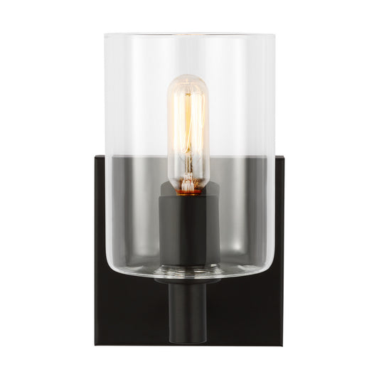 Fullton LED Bath Wall Sconce in Midnight Black