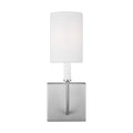 Greenwich One Light Bath Vanity in Brushed Nickel