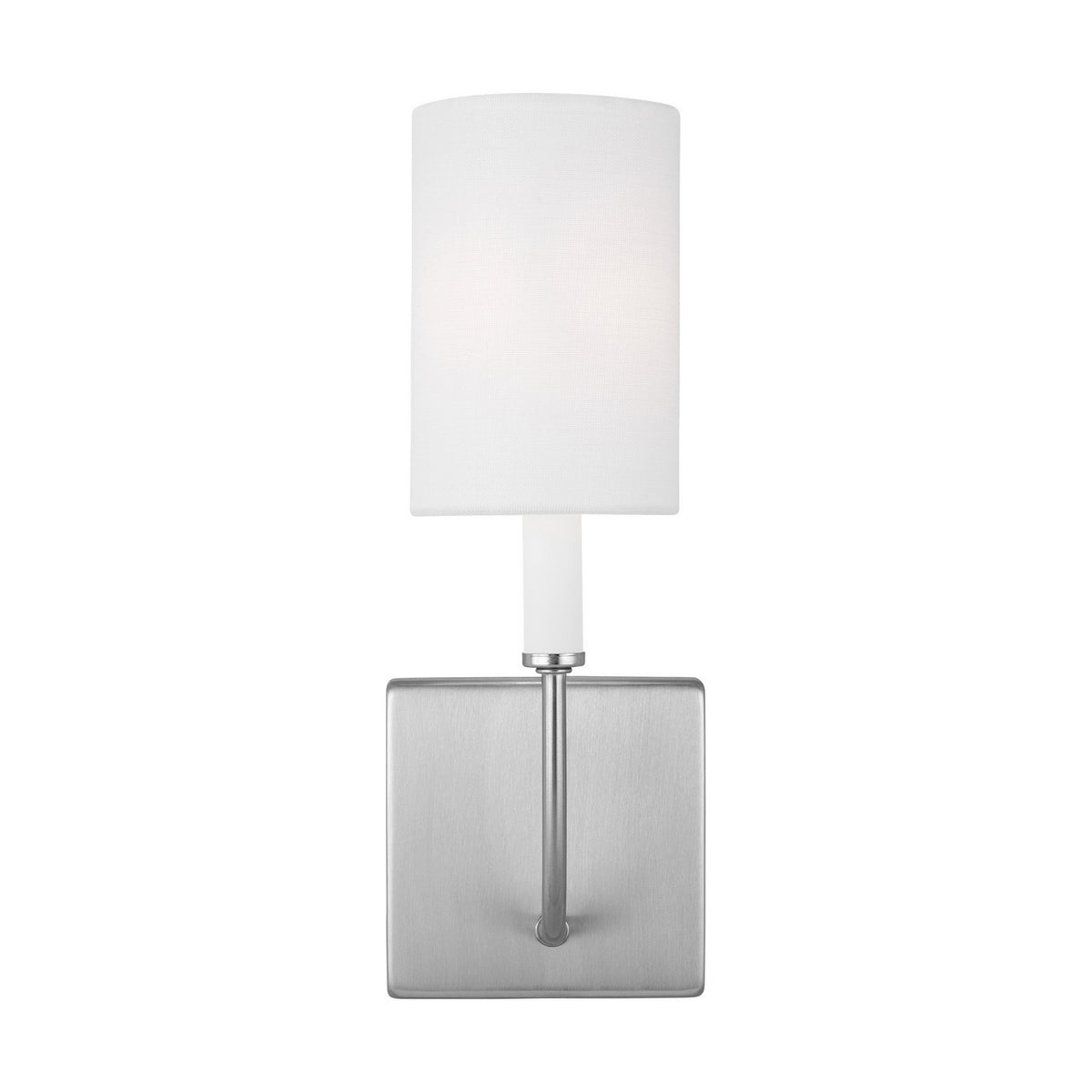 Greenwich One Light Bath Vanity in Brushed Nickel